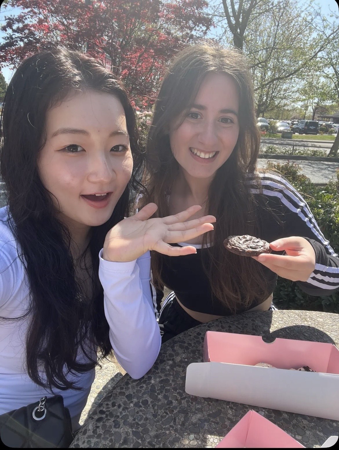 友達とクッキーを食べた日の写真