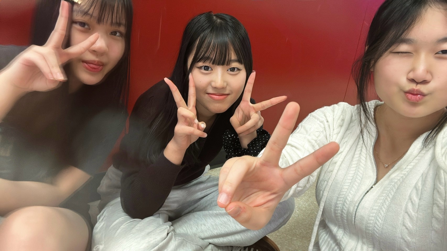 友達と体育の授業で撮った写真